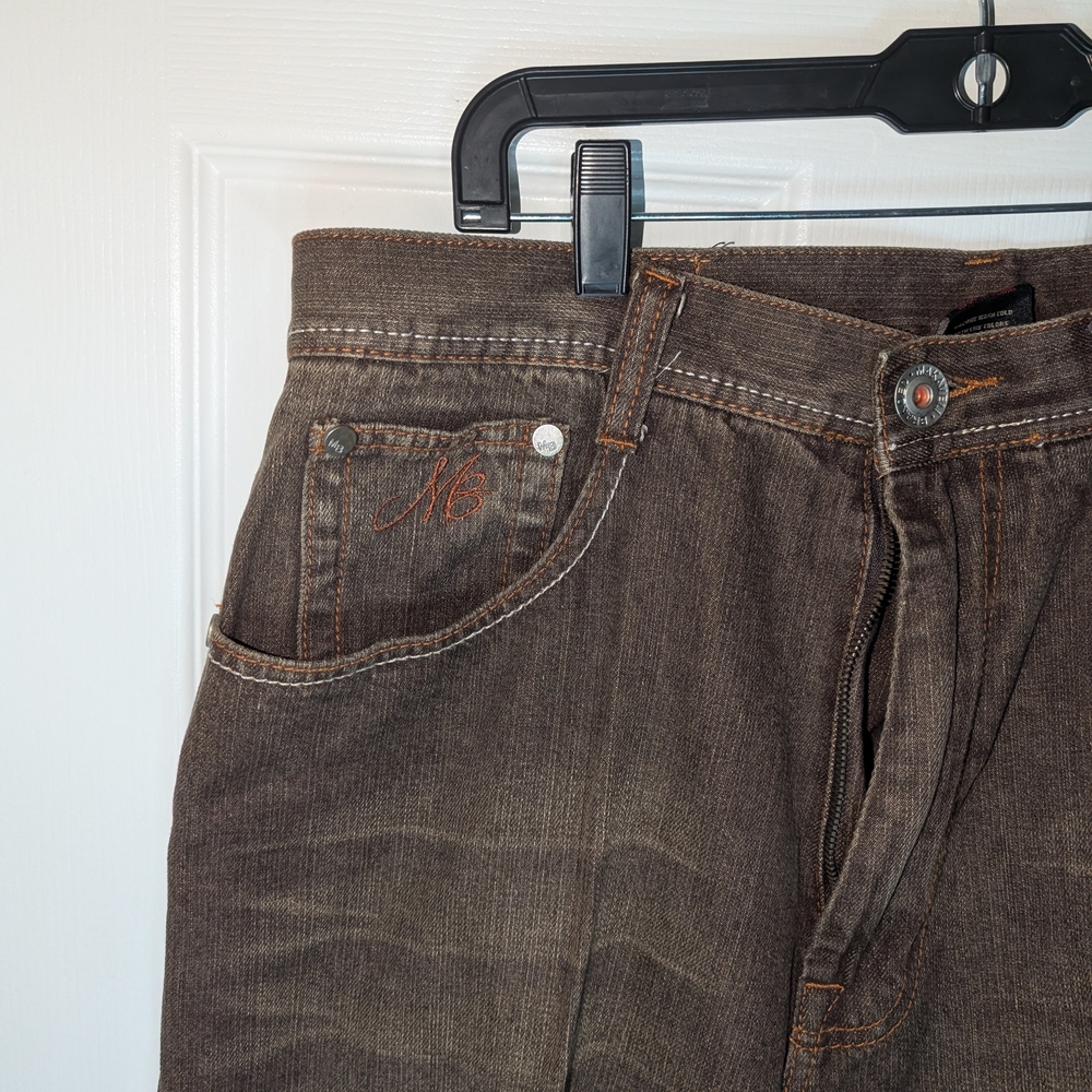 AE Men's Relaxed Fit Brown Jeans